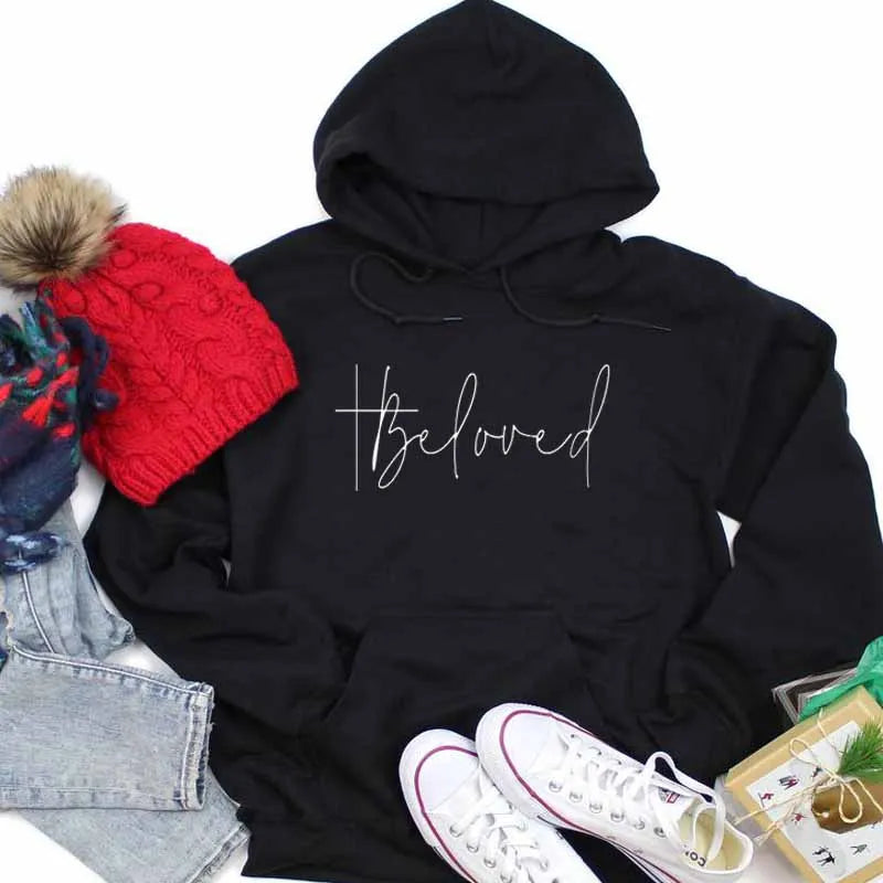 Embrace Your Faith in Style with Our Beloved Graphic Hoodies - Casual Cotton Sweatshirt Featuring Inspirational Bible Verses
