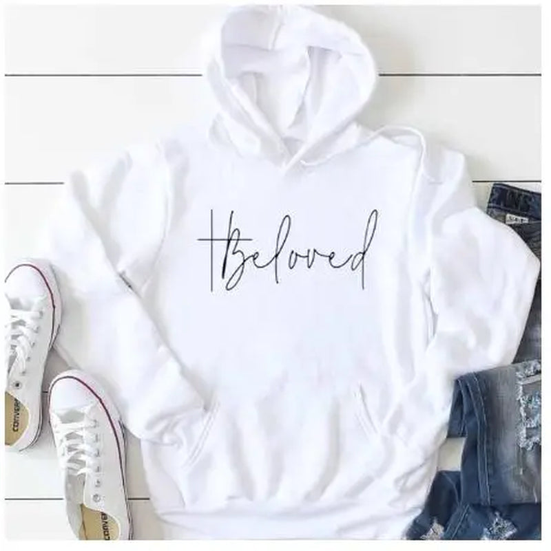 Embrace Your Faith in Style with Our Beloved Graphic Hoodies - Casual Cotton Sweatshirt Featuring Inspirational Bible Verses