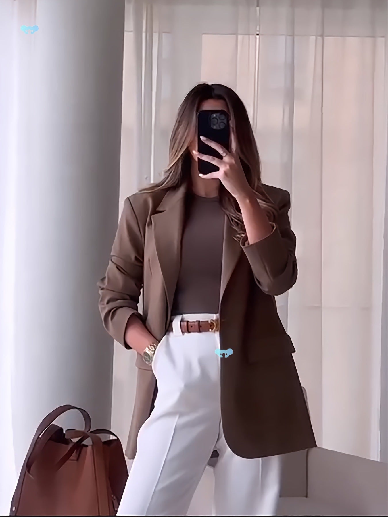 Stylish French Solid Color COAT