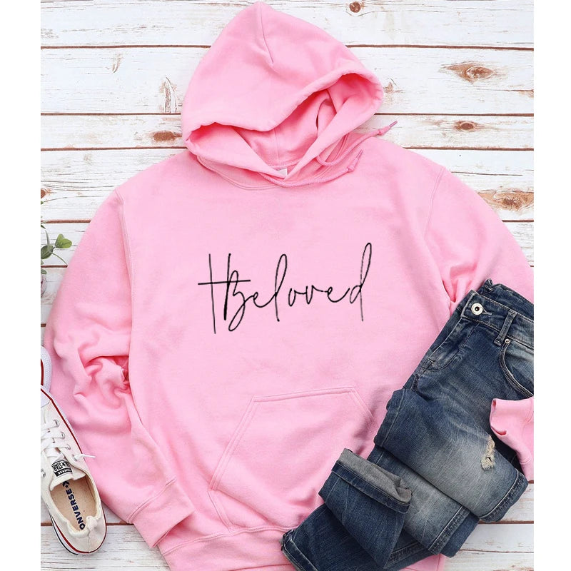 Embrace Your Faith in Style with Our Beloved Graphic Hoodies - Casual Cotton Sweatshirt Featuring Inspirational Bible Verses