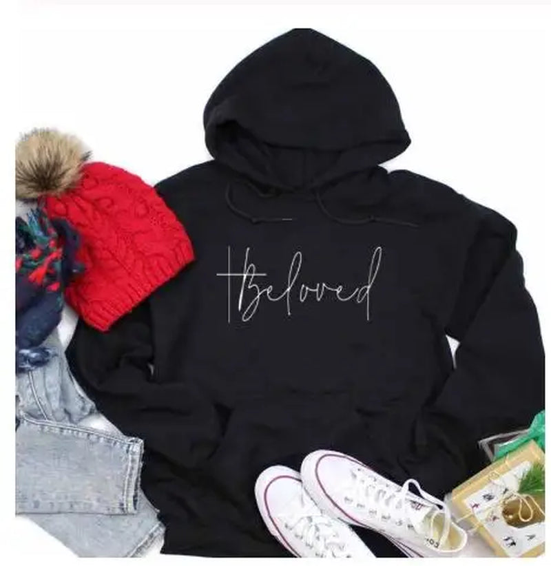 Embrace Your Faith in Style with Our Beloved Graphic Hoodies - Casual Cotton Sweatshirt Featuring Inspirational Bible Verses