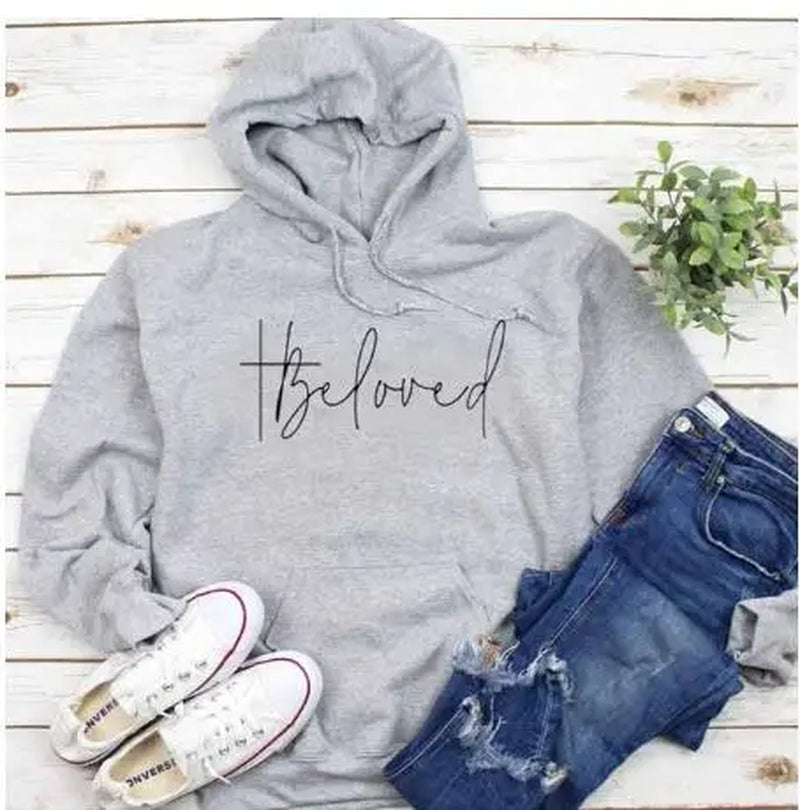 Embrace Your Faith in Style with Our Beloved Graphic Hoodies - Casual Cotton Sweatshirt Featuring Inspirational Bible Verses