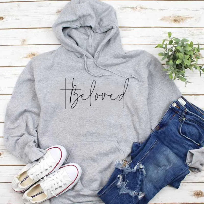 Embrace Your Faith in Style with Our Beloved Graphic Hoodies - Casual Cotton Sweatshirt Featuring Inspirational Bible Verses