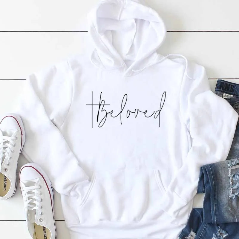 Embrace Your Faith in Style with Our Beloved Graphic Hoodies - Casual Cotton Sweatshirt Featuring Inspirational Bible Verses