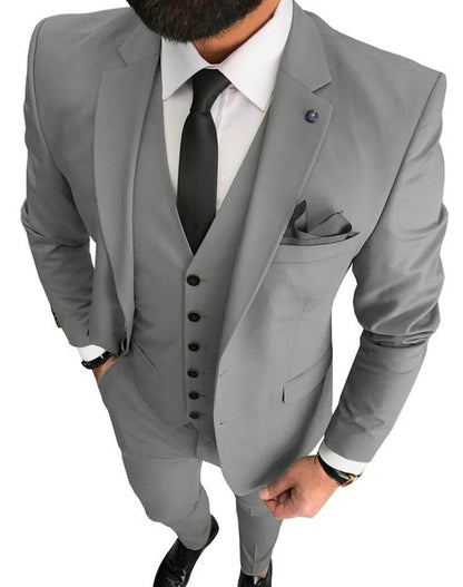 Business Casual Men's Three-piece Suit Suit