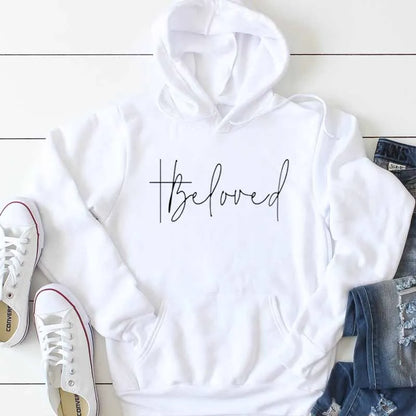 Embrace Your Faith in Style with Our Beloved Graphic Hoodies - Casual Cotton Sweatshirt Featuring Inspirational Bible Verses